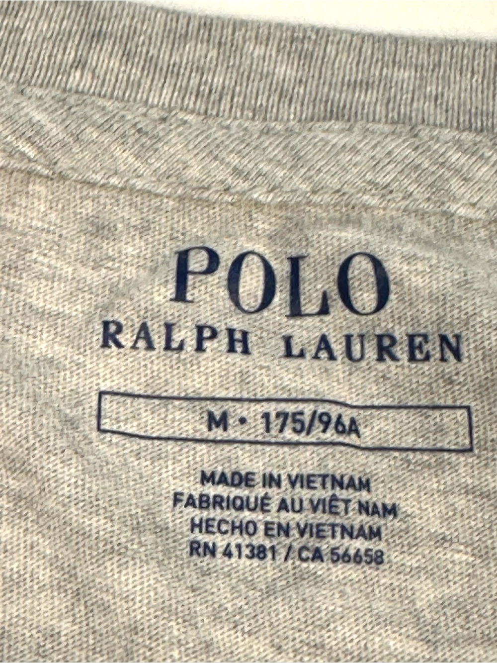 Polo Ralph Lauren Men’s Short Sleeve T Shirt in Gray Medium M - Picture 5 of 6